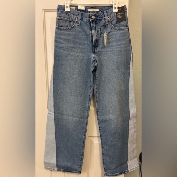 Levi’s Baggy Dad Pieced Jeans – Mixed Bag | NWT | Women’s 28x30 - Picture 14 of 15